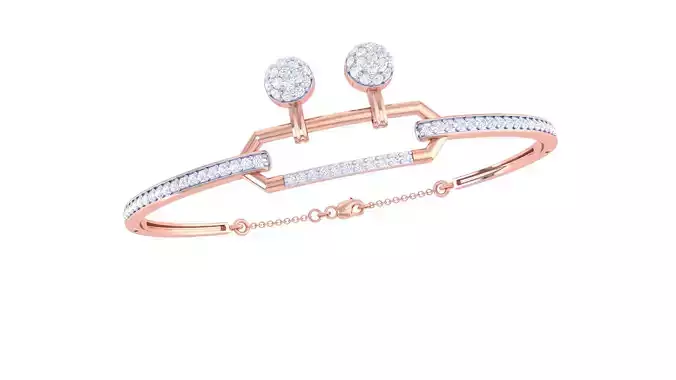 Women Bangle 3dm STL OBJ FBX Renders details