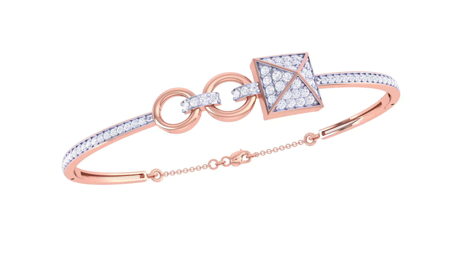 Women Bangle 3dm STL OBJ FBX Renders details 3D print model_0