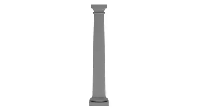 Tuscan Column 3D model