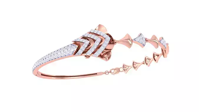 Women Bangle 3dm STL OBJ FBX Renders details