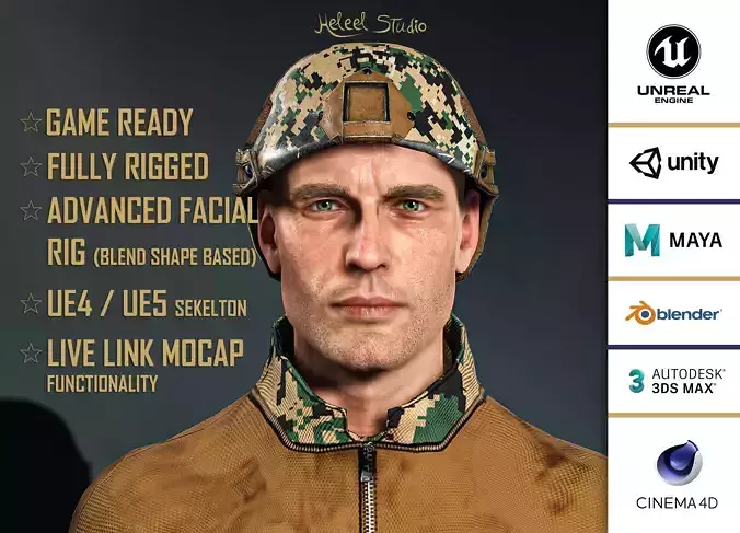 High Quality Realistic Solider Forest 03