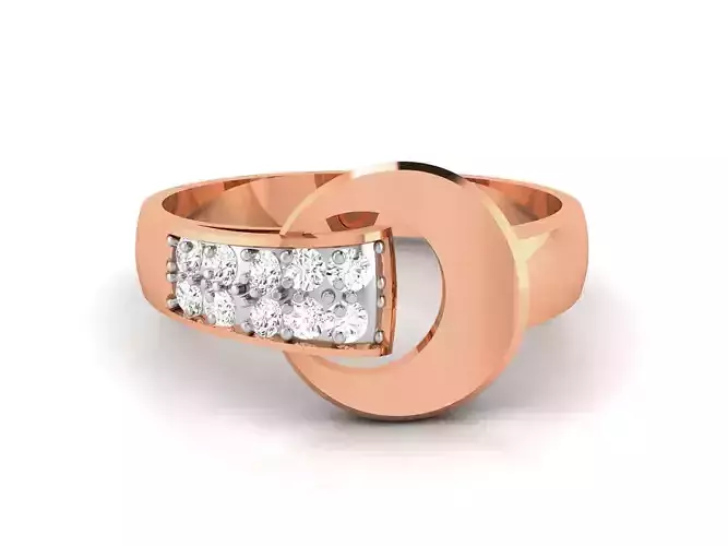Women Diamond Ring 3dm renders detail