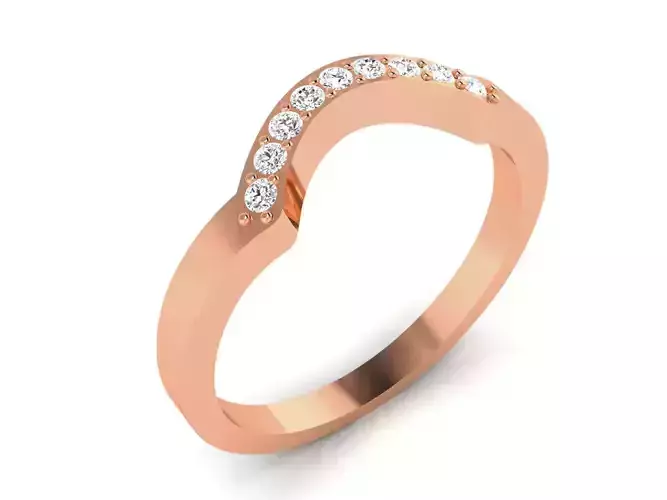 Women Diamond Ring 3dm renders detail