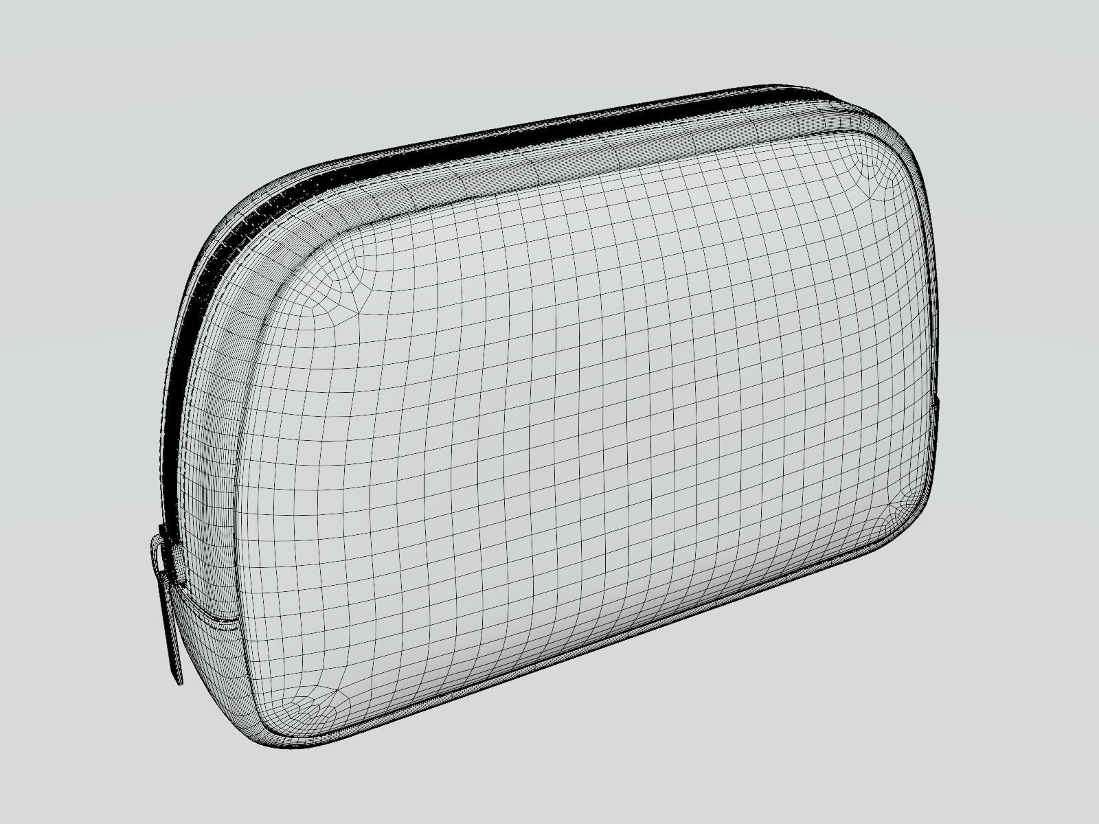 4 Purse set four cosmetic bags 3D model_7