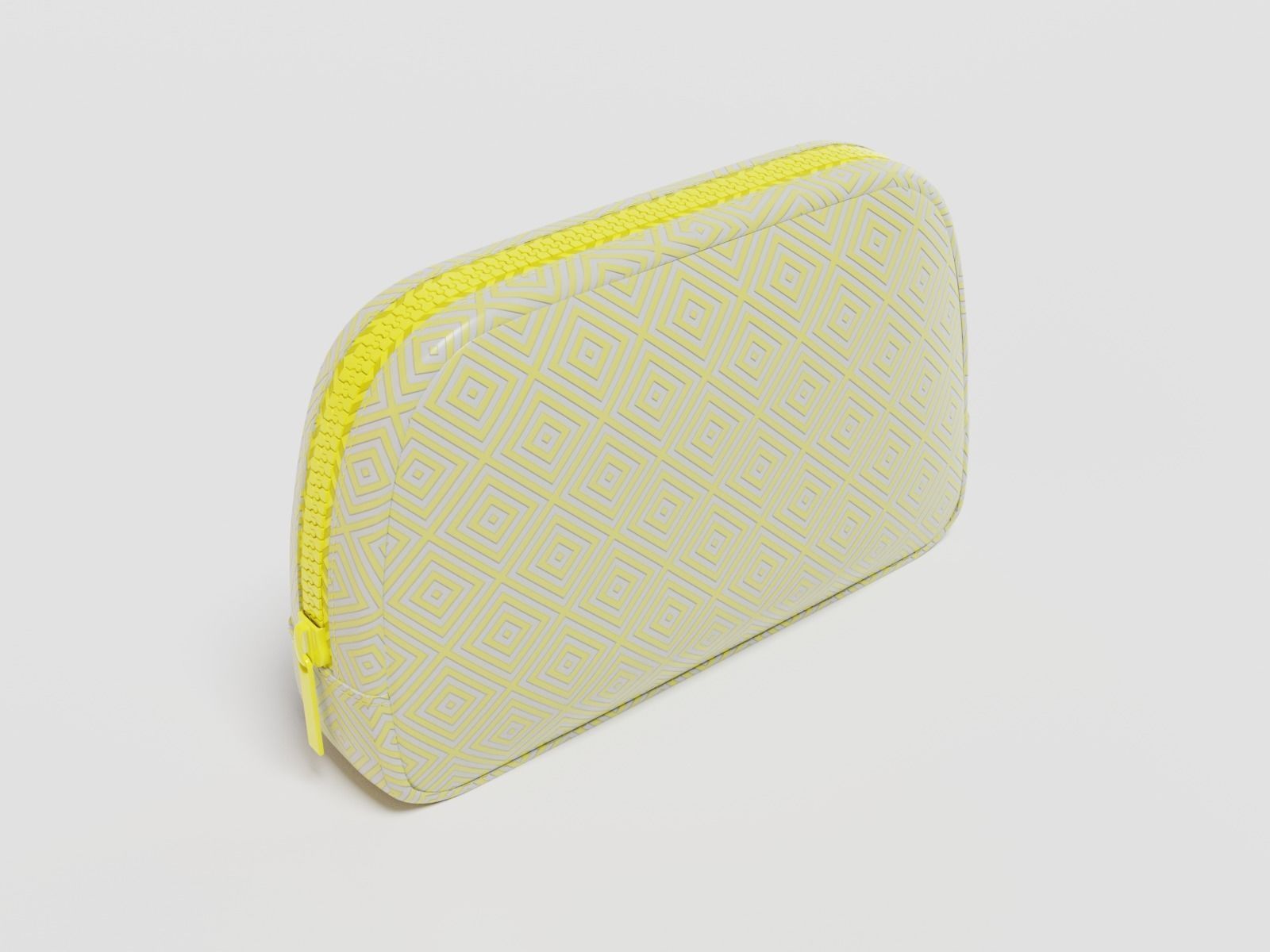 4 Purse set four cosmetic bags 3D model_2