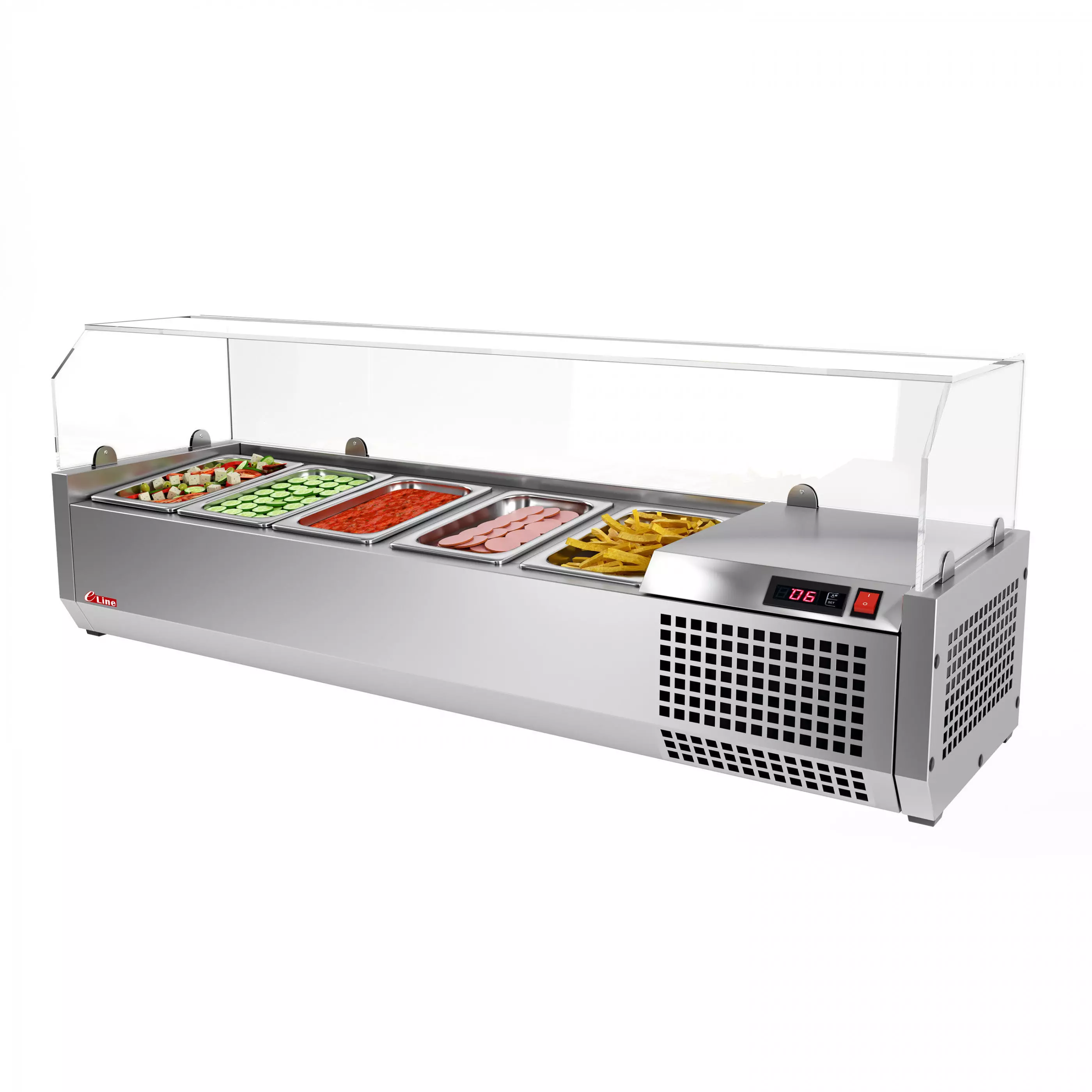 Turbo Air Salad Bar 3D model