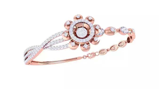 Women Bangle 3dm STL OBJ FBX Renders details