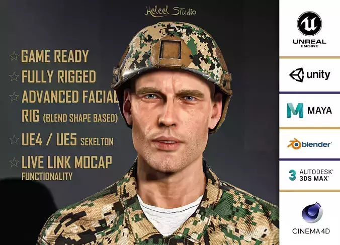 High Quality Realistic Solider Forest 02