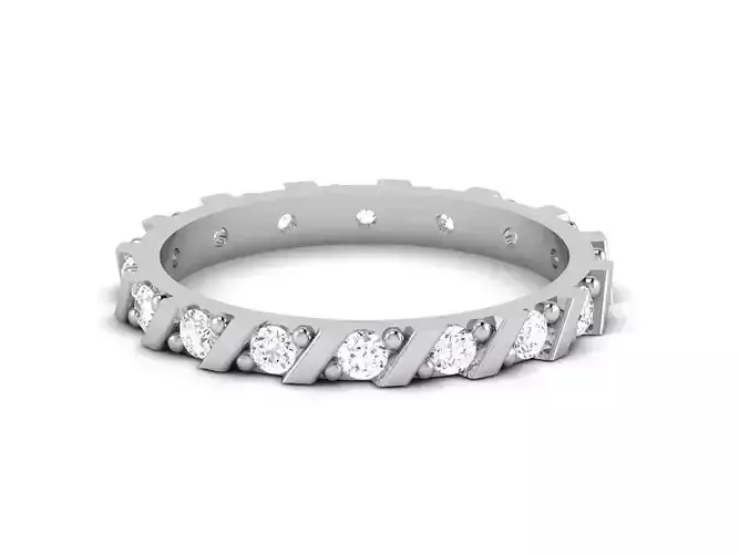 Women Band Ring 3dm render detail