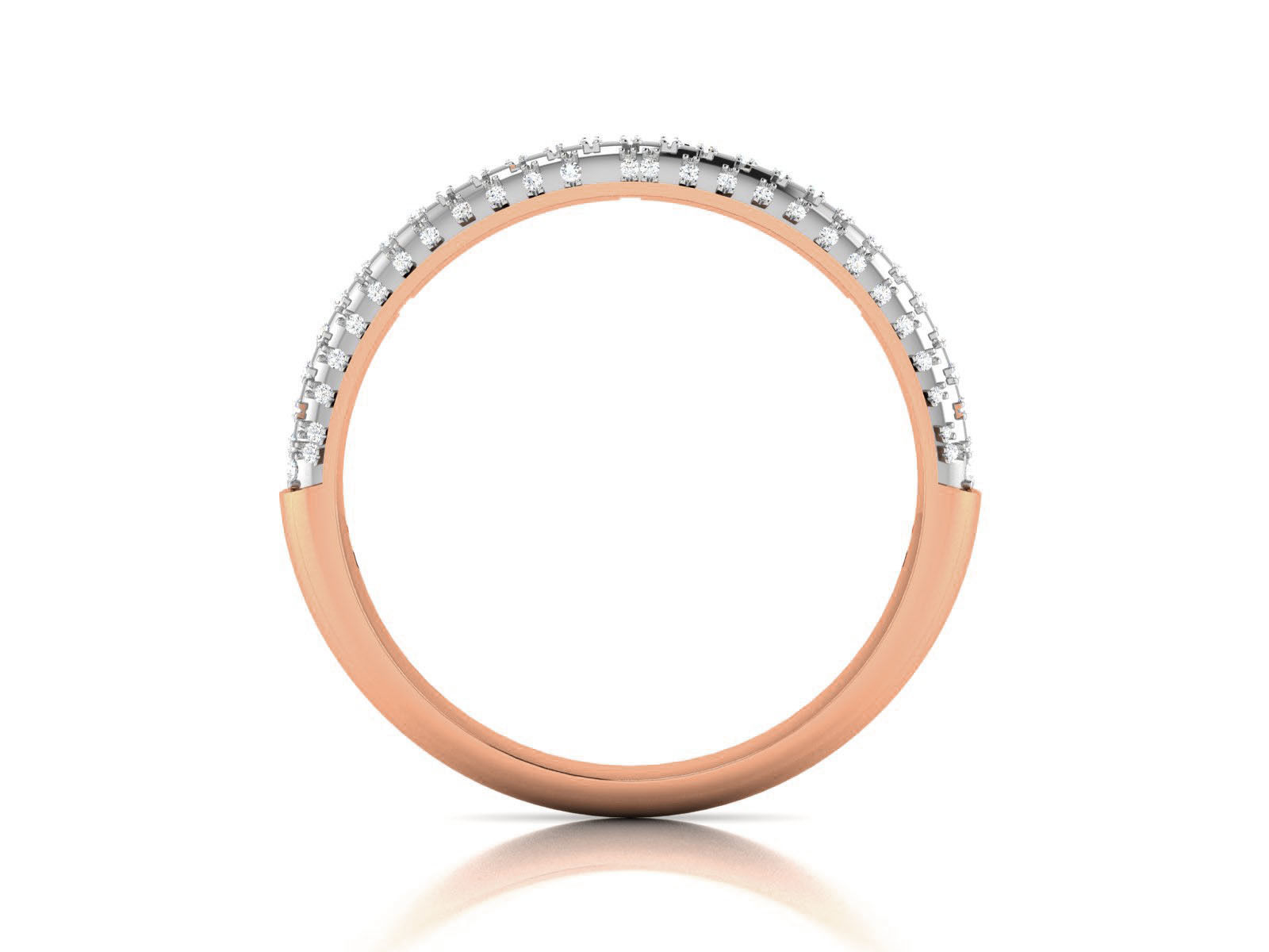 Women Band Ring 3dm render detail 3D print model_5