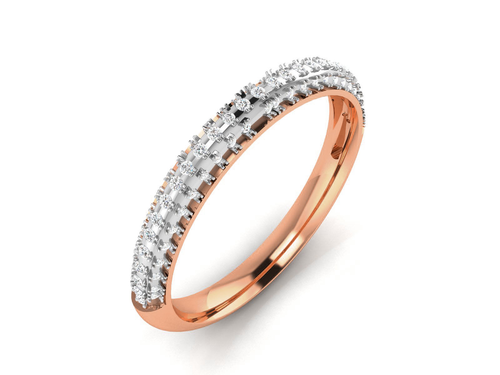 Women Band Ring 3dm render detail 3D print model_2