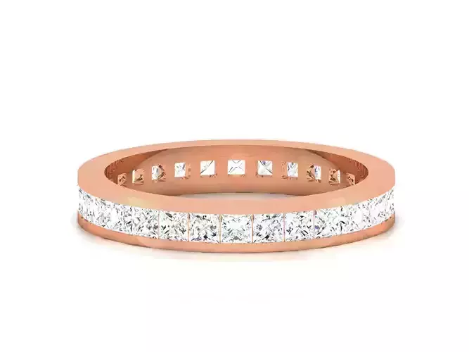 Women Band Ring 3dm render detail