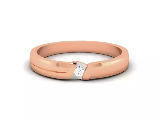 Women Band Ring 3dm render detail