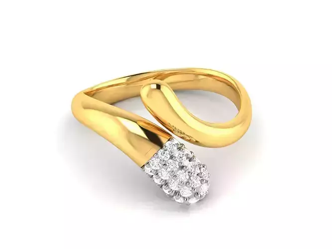 Women Diamond Ring 3dm renders detail