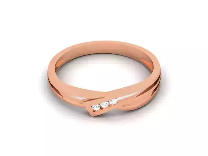 Women Diamond Ring 3dm renders detail
