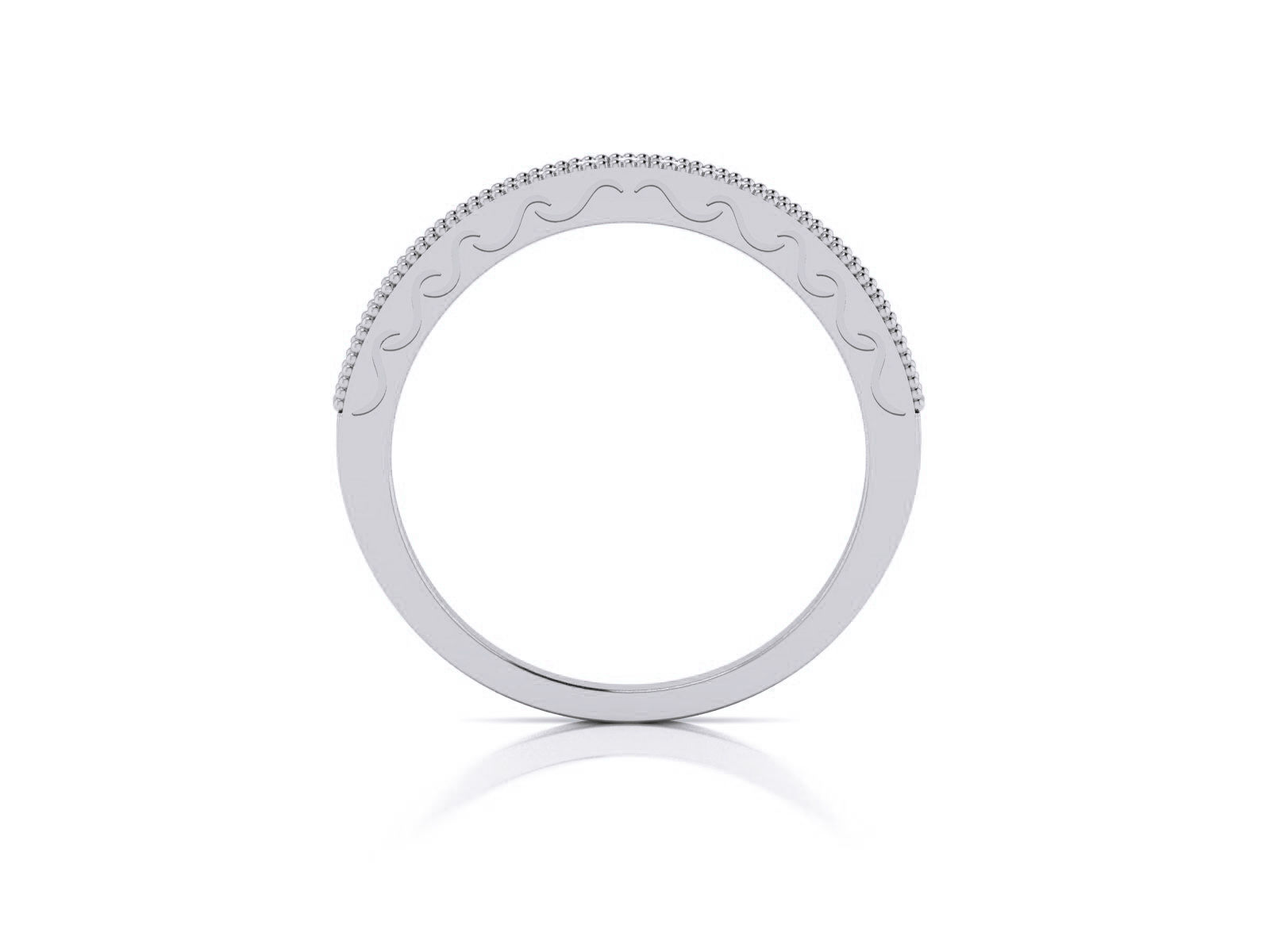 Women Band Ring 3dm render detail 3D print model_5