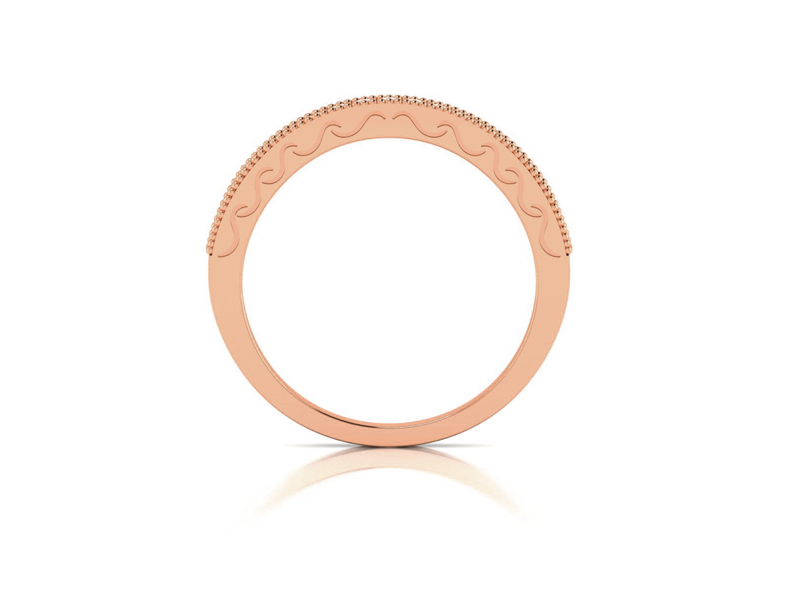 Women Band Ring 3dm render detail 3D print model_6