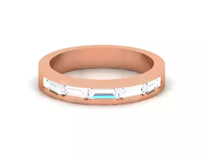 Women Band Ring 3dm render detail