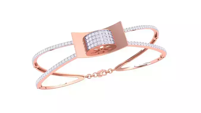 Women Bangle 3dm STL OBJ FBX Renders details