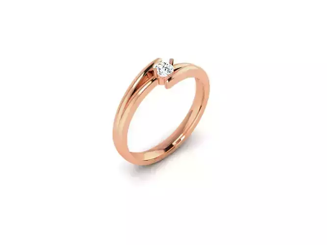 Women Diamond Ring 3dm renders detail