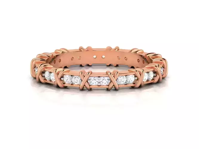 Women Band Ring 3dm render detail