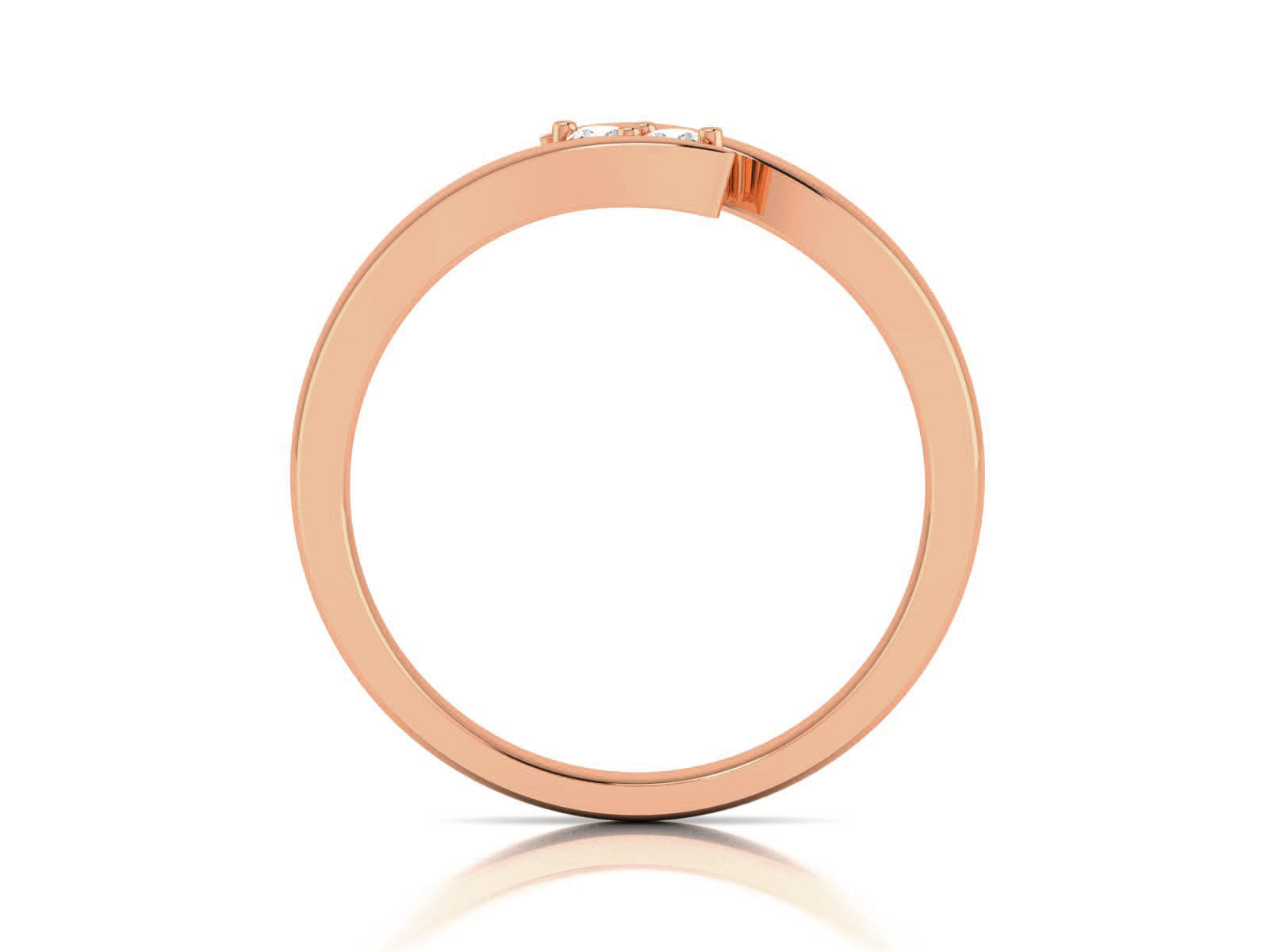 Women Diamond Ring 3dm stl render detail 3D print model_10