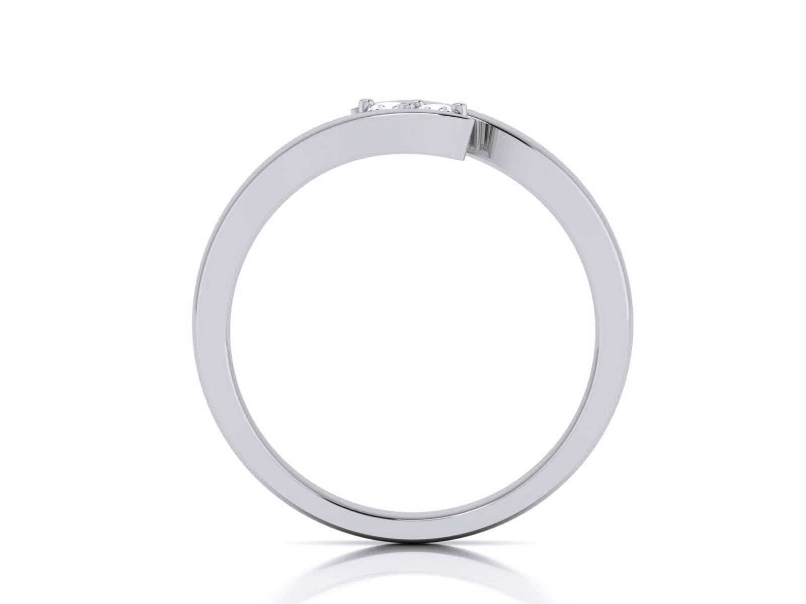 Women Diamond Ring 3dm stl render detail 3D print model_3