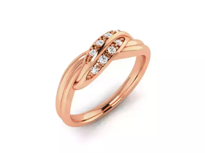 Women Diamond Ring 3dm renders detail