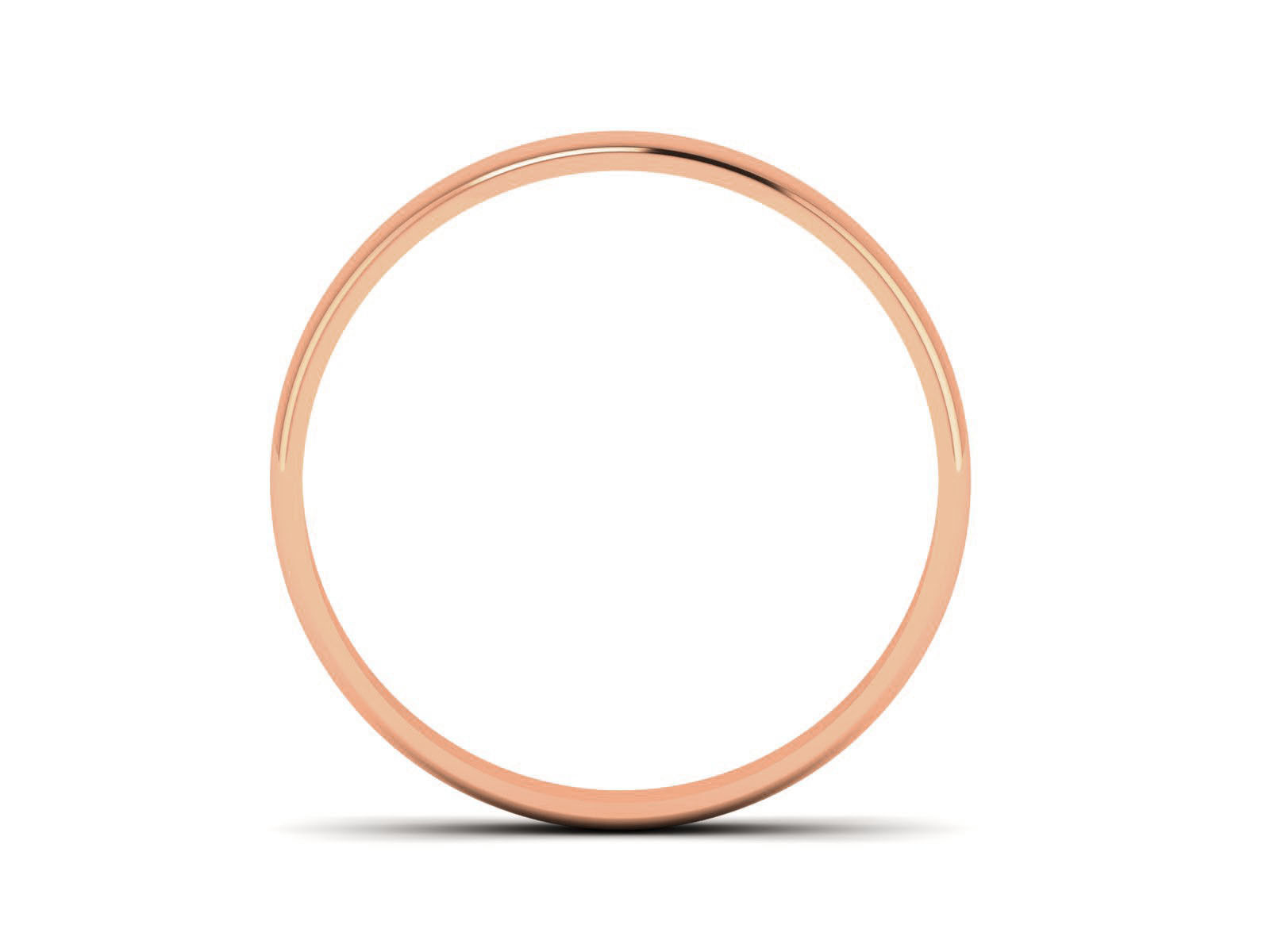 Plain Gold Band Ring 3dm render detail 3D print model_7