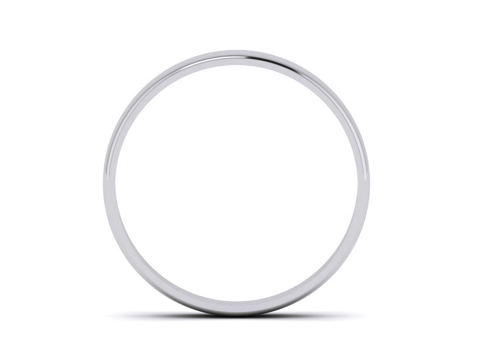 Plain Gold Band Ring 3dm render detail 3D print model_6