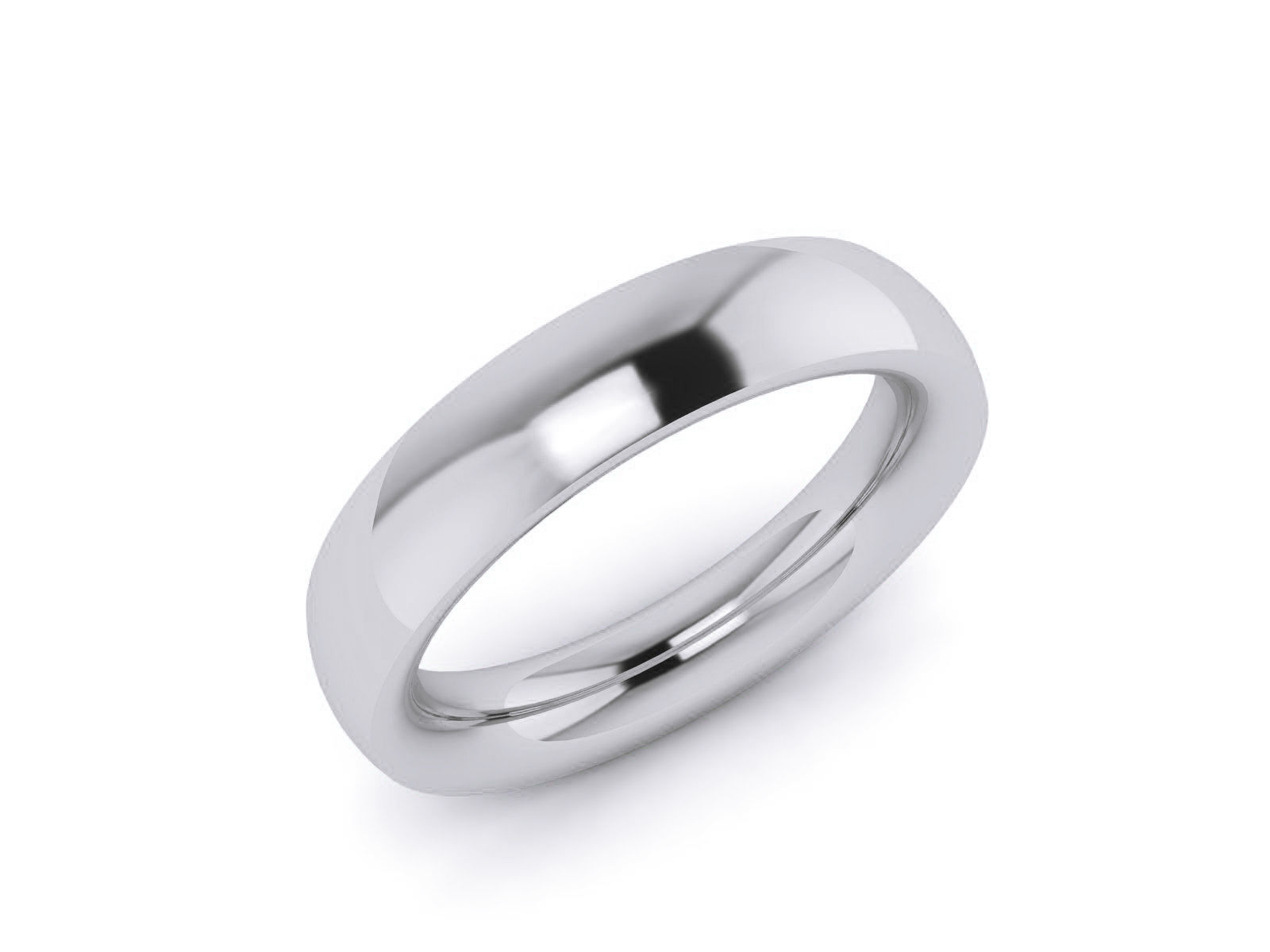 Plain Gold Band Ring 3dm render detail 3D print model_6