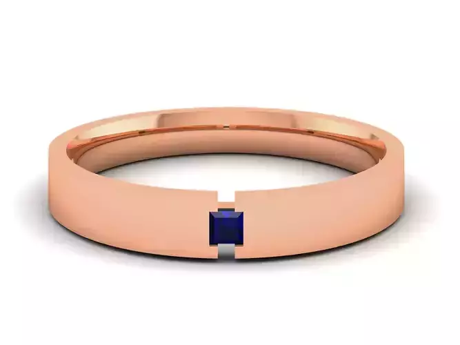 Women Band Ring 3dm render detail