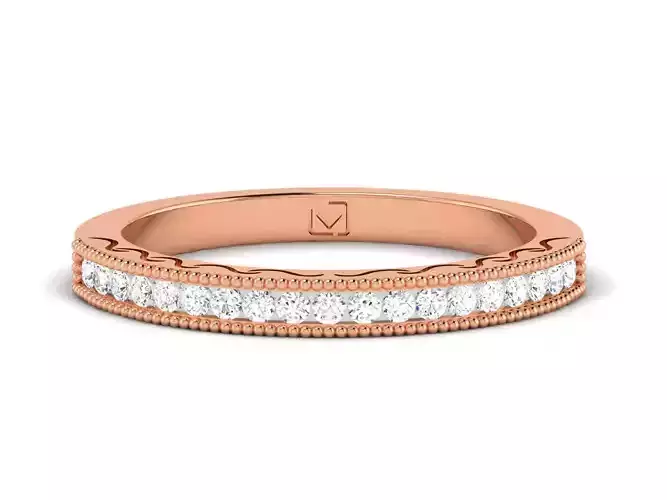 Women Band Ring 3dm render detail