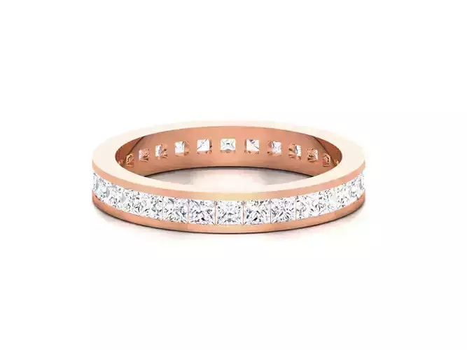 Women Band Ring 3dm render detail