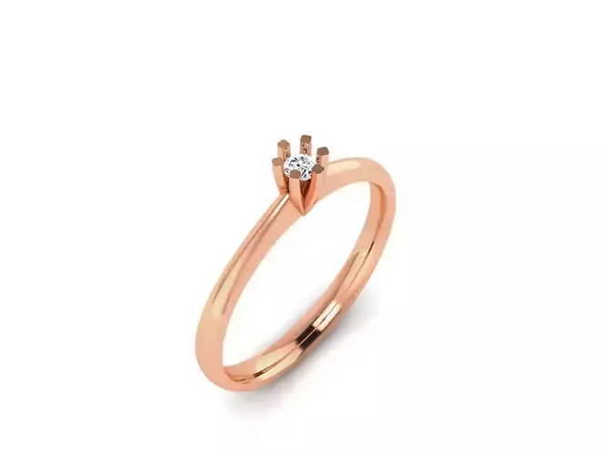 Women Diamond Ring 3dm renders detail