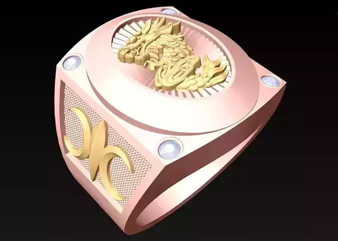 Dragon Ring - Mens Ring - N1121