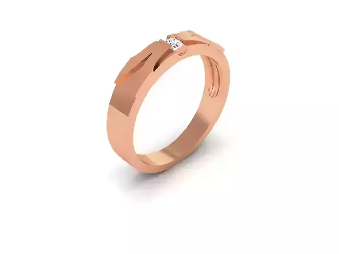 Women Band Ring 3dm render detail