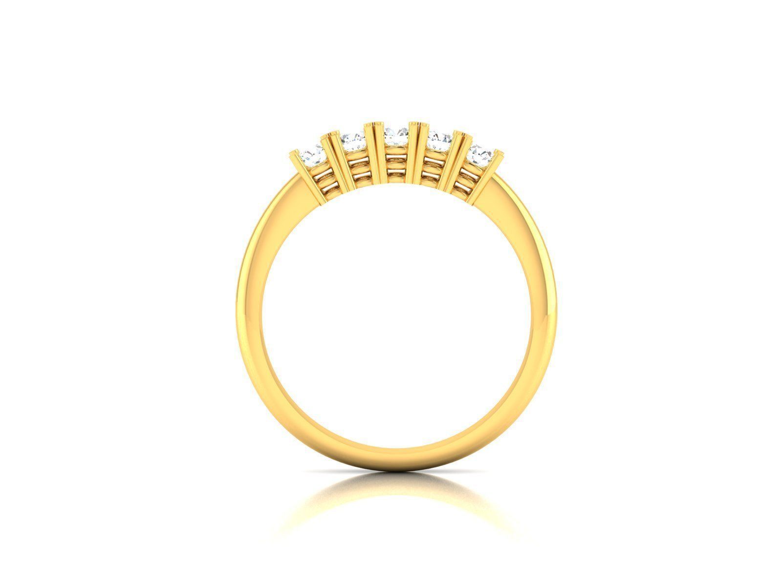 Women Band Ring 3dm render detail 3D print model_4