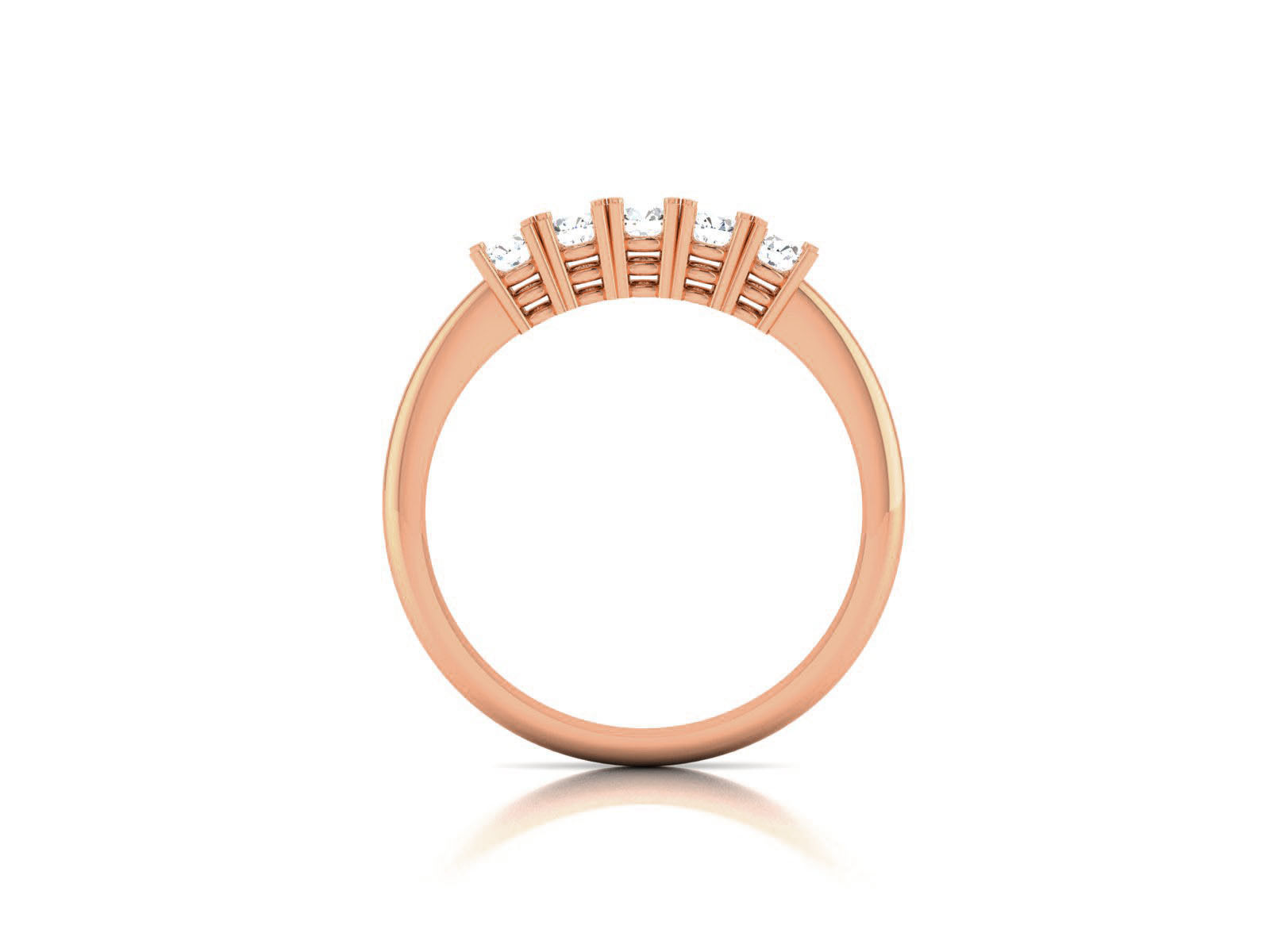 Women Band Ring 3dm render detail 3D print model_6