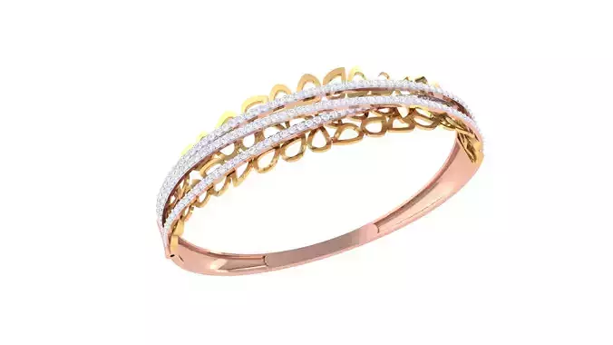 Women Bangle 3dm STL OBJ FBX Renders details
