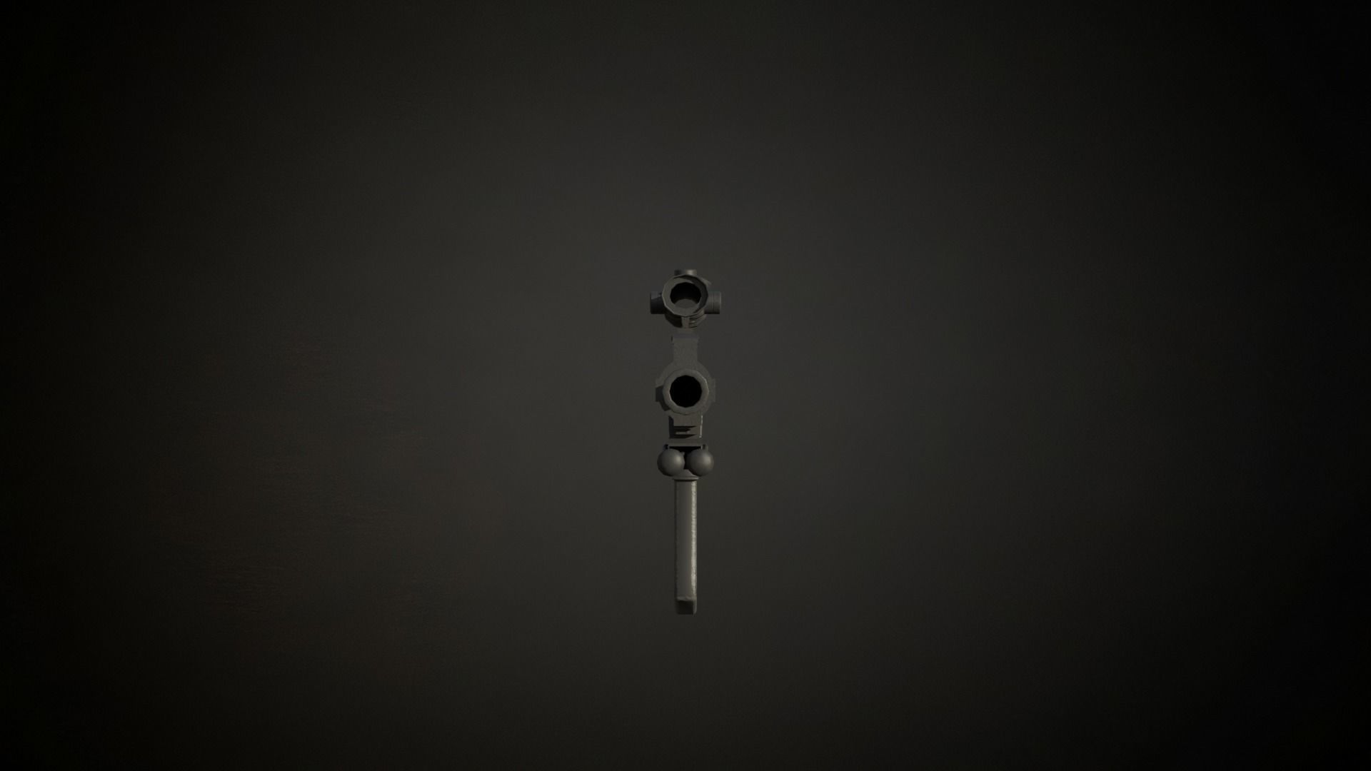 M38 Designated Marksman Rifle ready for roblox Low-poly 3D model_5