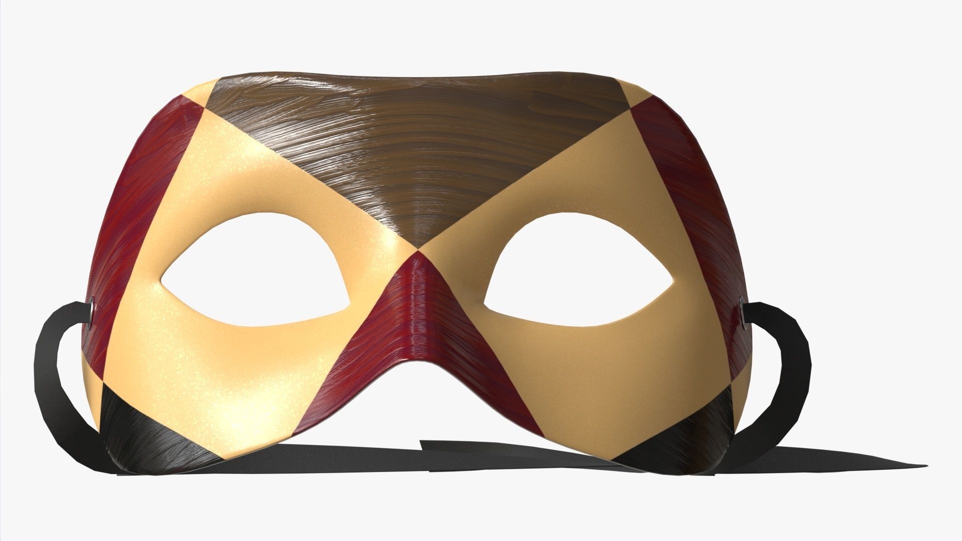 Carnival Venetian Mask 03 3D model_4