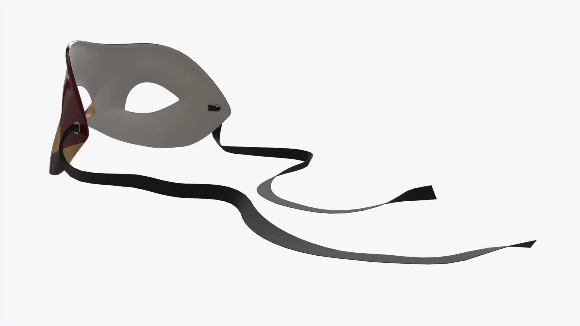 Carnival Venetian Mask 03 3D model_2