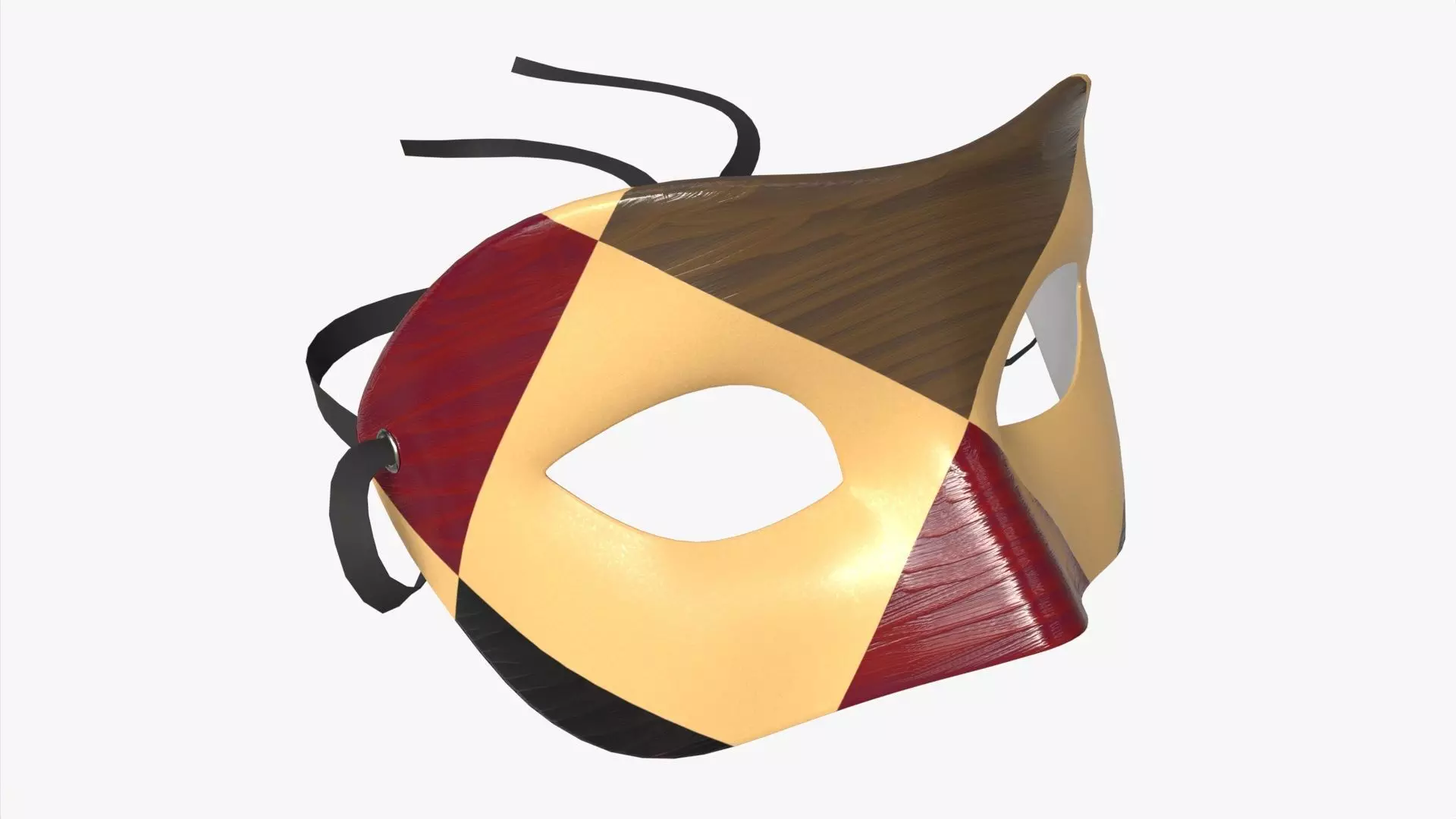 Carnival Venetian Mask 03 3D model_0