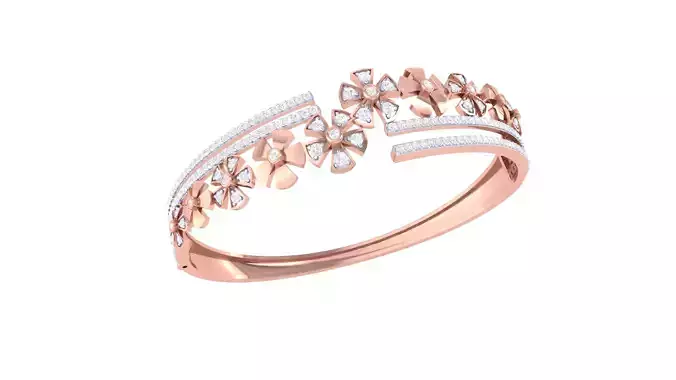 Women Bangle 3dm STL OBJ FBX Renders details