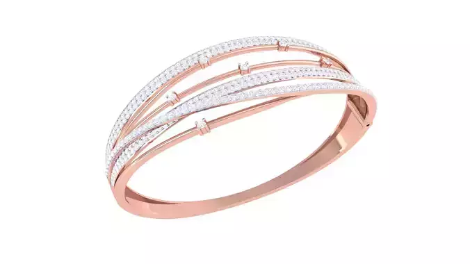 Women Bangle 3dm STL OBJ FBX Renders details