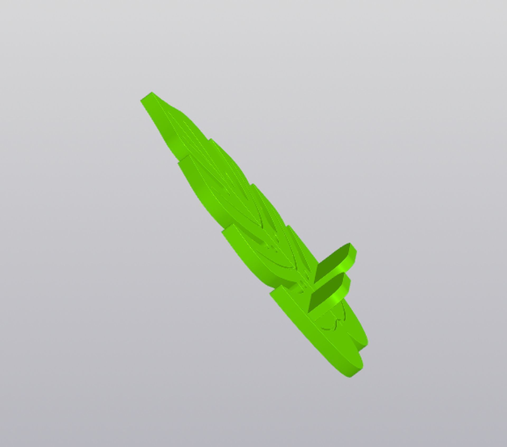 Phone Holder Monstera 3D print model_10