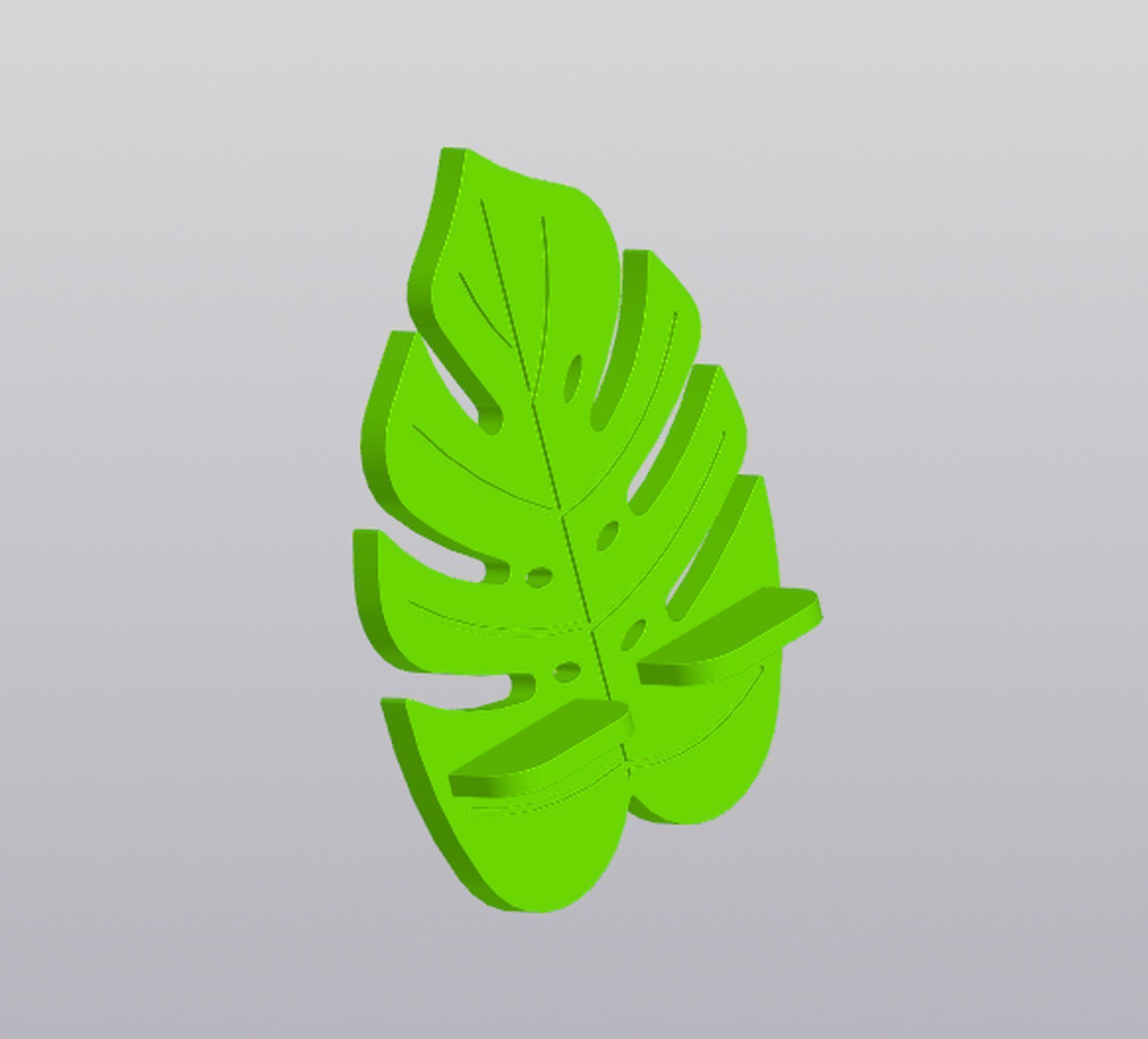 Phone Holder Monstera 3D print model_9