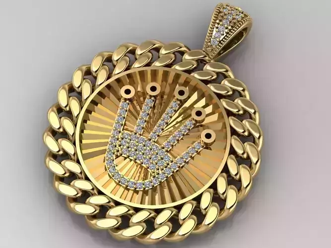 Fashion Pendant 3D print model