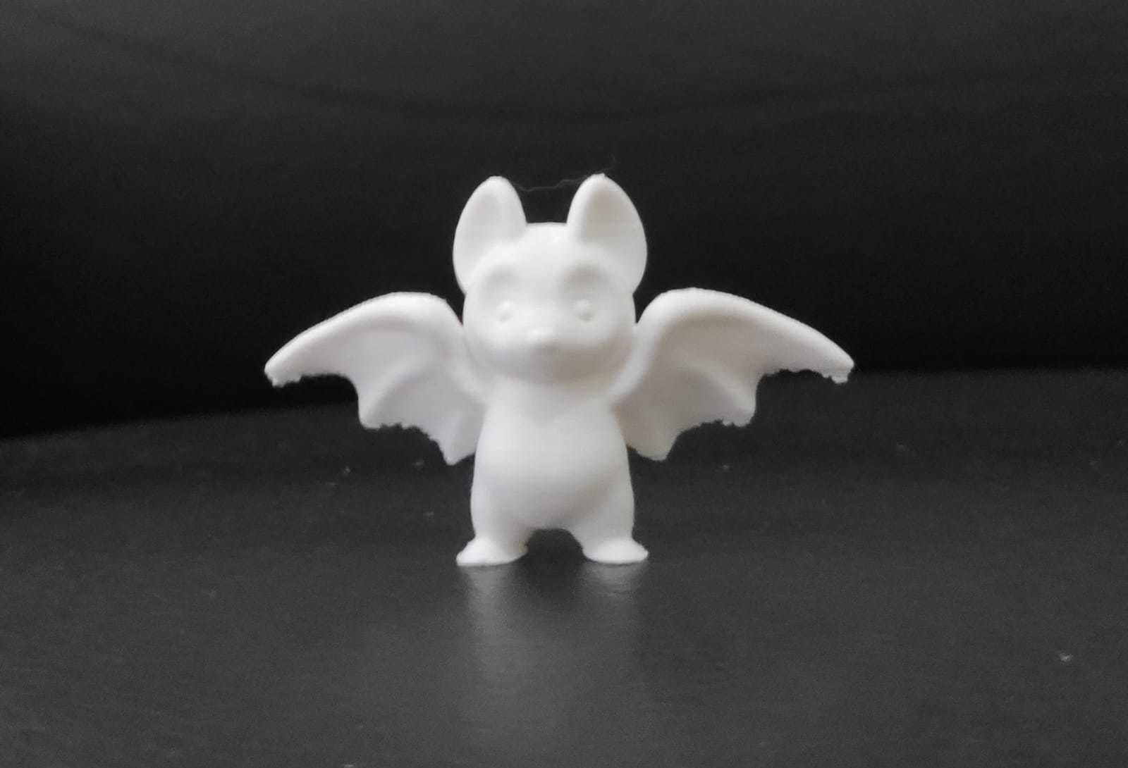 Baby Bat Open Wings 3D print model_4